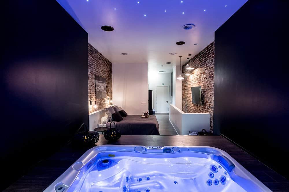 Chambre Jacuzzi Privatif Hôtel Esperance